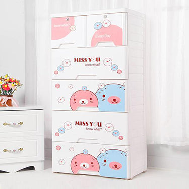 cartoon themed 5 step wardrobe